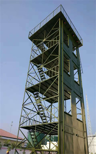 鋼木結構消防訓練塔